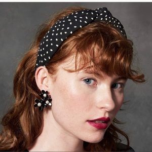 Lele Sadoughi Black Fawn Headband